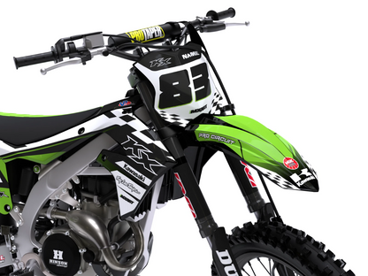 Custom Decal Kit LOOP Style for Kawasaki KX 65 (2000-2022)