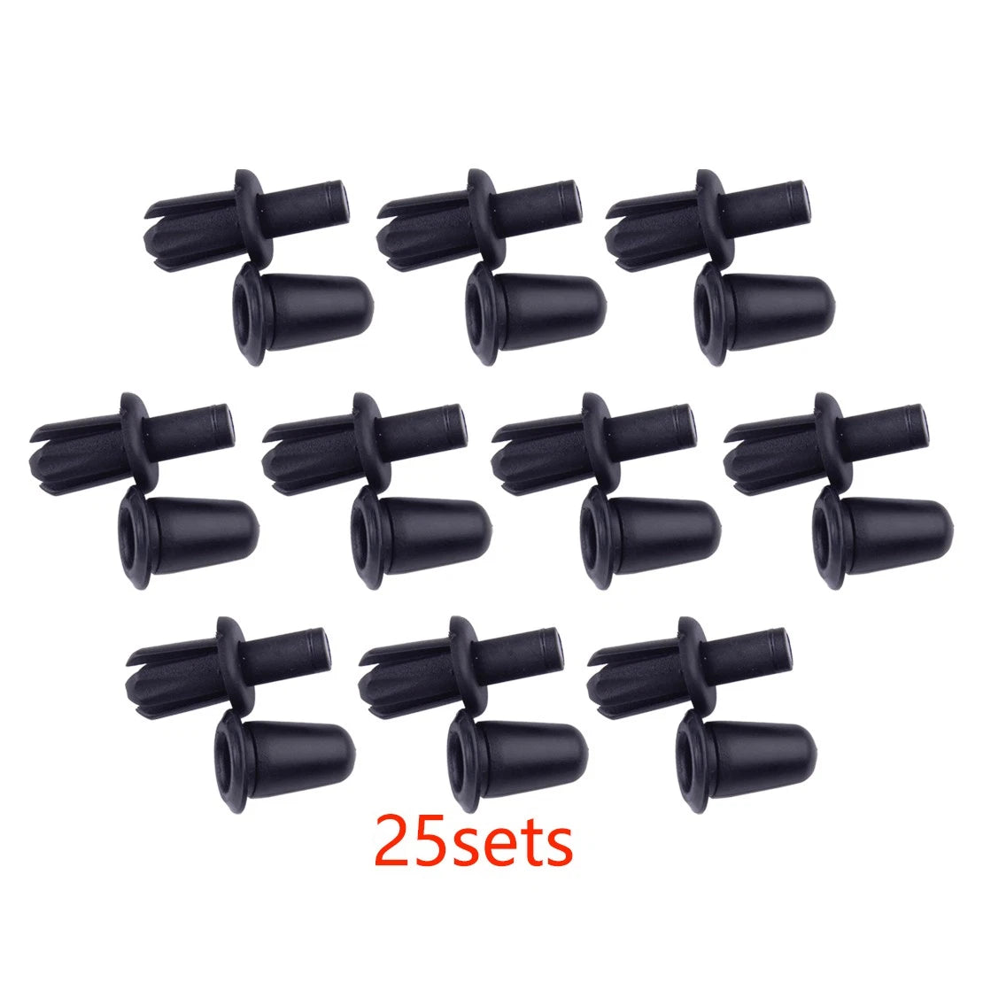 25 x A Pillar Rocker Floor Retainer Clips for Land Rover Range Rover (2002-2012)