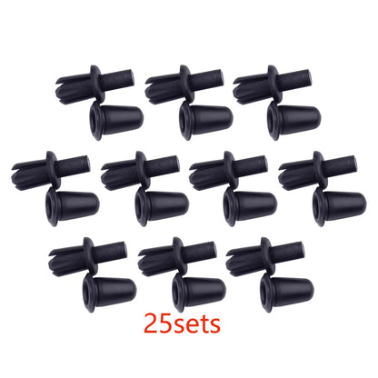 25 x A Pillar Rocker Floor Retainer Clips for Land Rover Range Rover (2002-2012)
