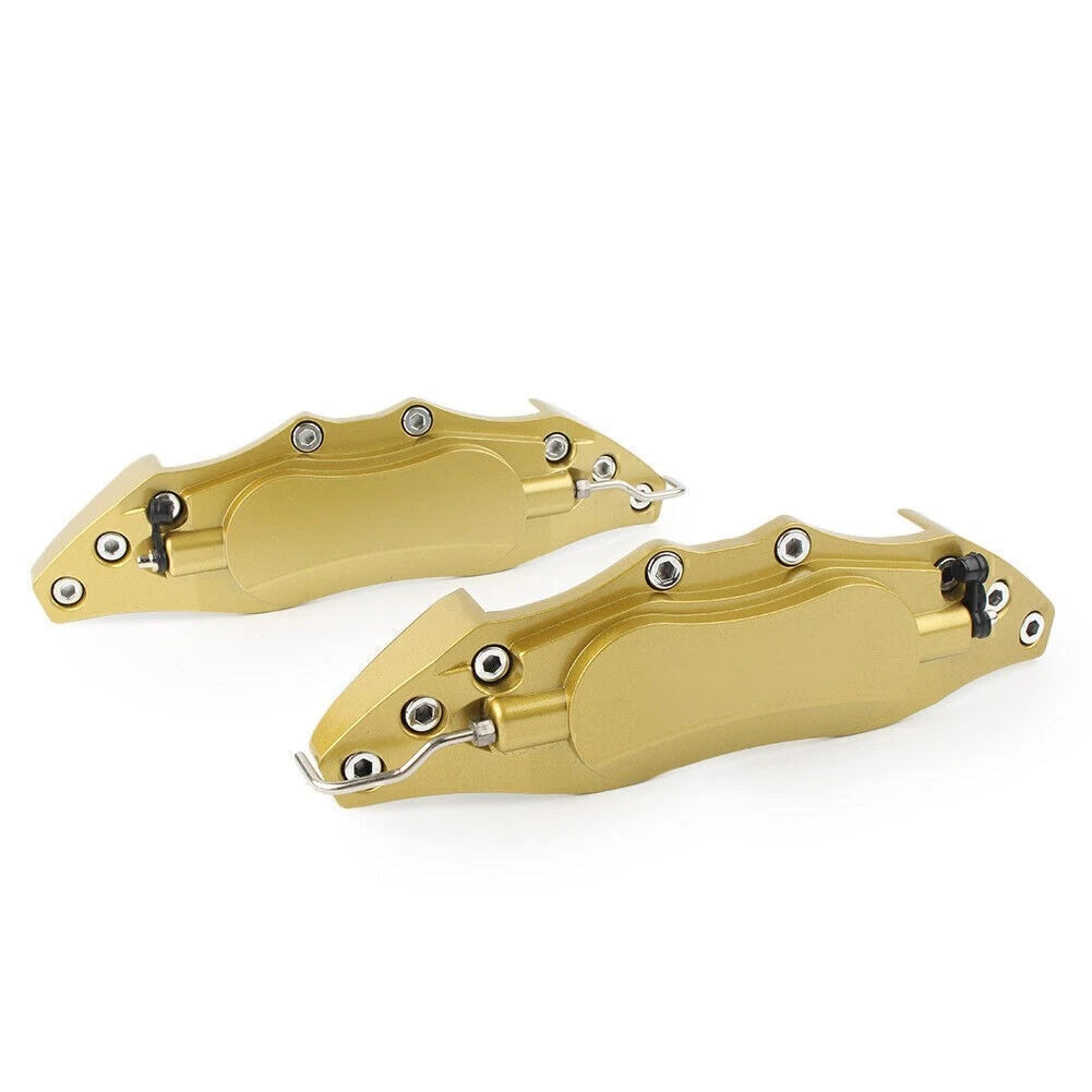 3D Metal Brake Caliper Covers Large Gold for Universal Car