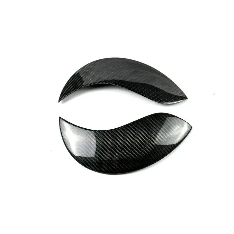 Carbon Fiber Headlight Eyebrow Strip Cover Trim for Mini Cooper R56 R57 R58 R59