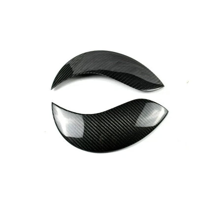 Carbon Fiber Headlight Eyebrow Strip Cover Trim for Mini Cooper R56 R57 R58 R59