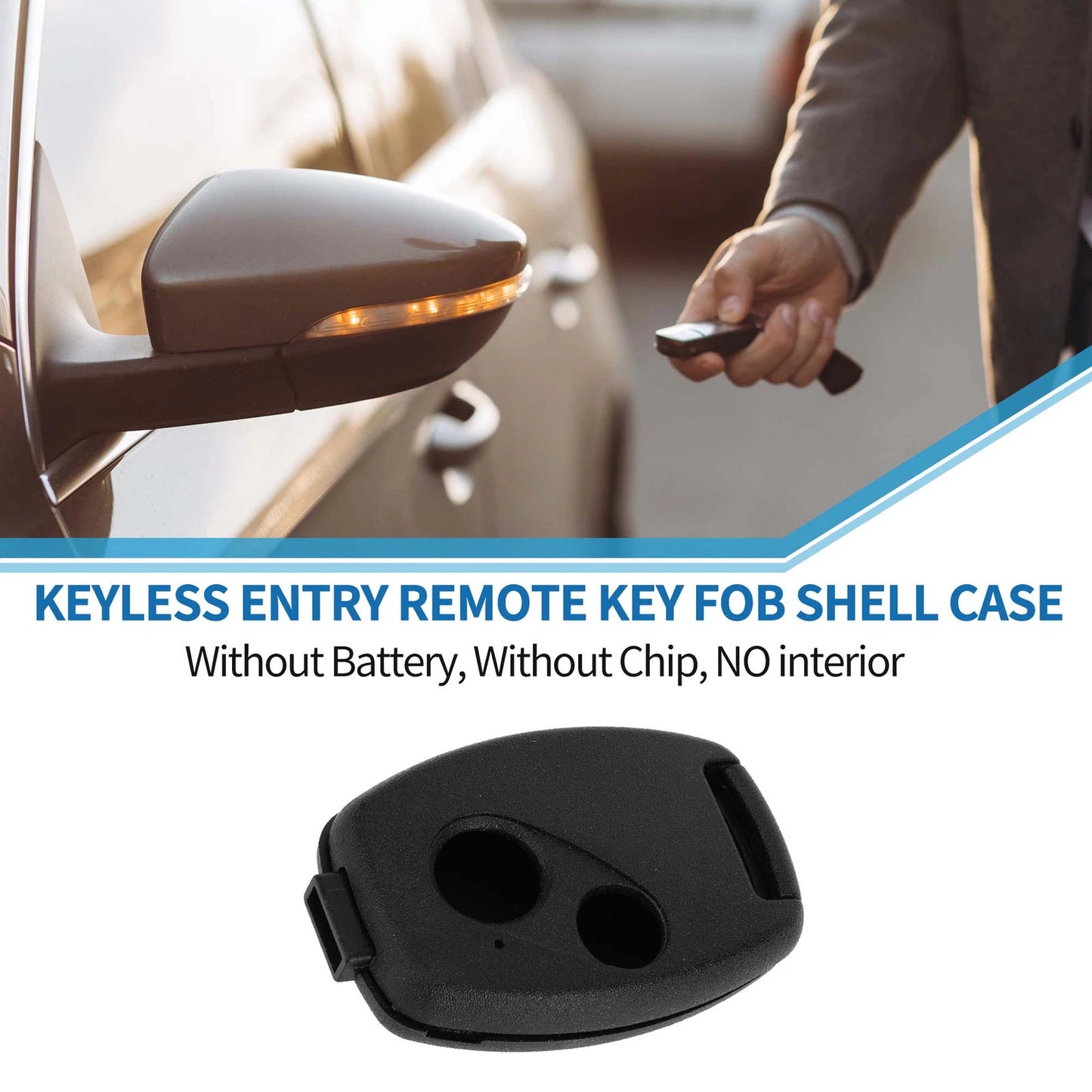 Keyless Entry Remote Fob Shell Case for Honda Civic (2006-2013)