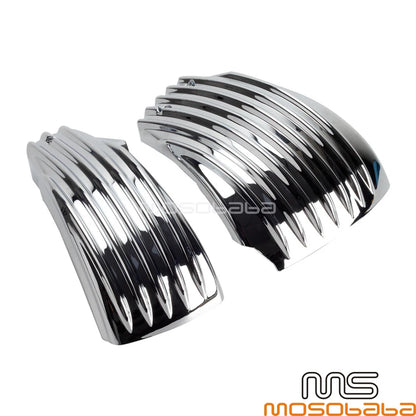 Ribbed Battery Covers for Harley Low Rider ST Softail FXLRST FXBB 114 FXBBS FXST (2022-2023)