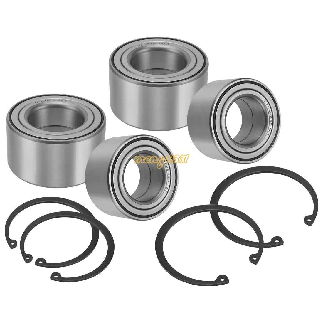 Front & Rear Wheel Bearings Ring Kit for Polaris Ranger 500 (2001–2022)