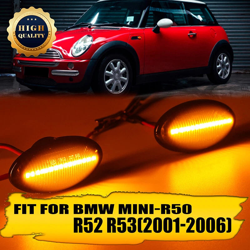 LED Fender Side Marker Light for 2001-2006 Mini Cooper R50 R52 R53 (2001-2006)