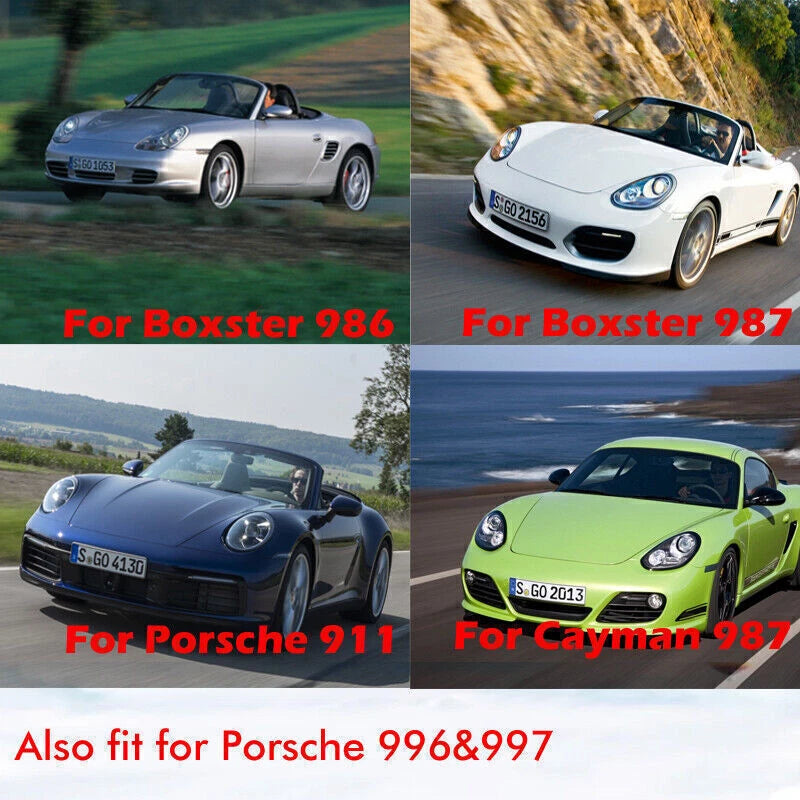 Sun Visor Mirror Cover for Porsche 911 996/997 Boxster Cayman 986/987 (1997-2012)