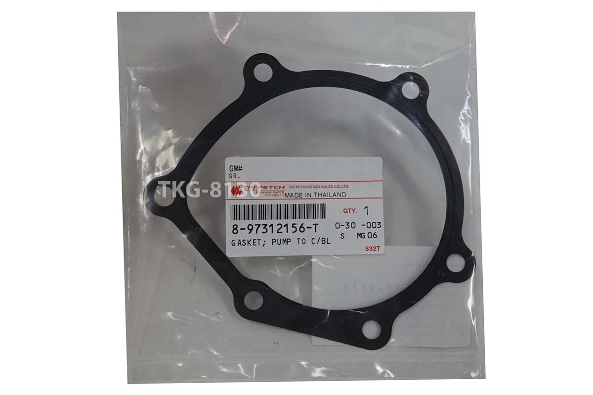 Water Pump Gasket for Dmax 4JK1 4JJ1 (2005-2019)