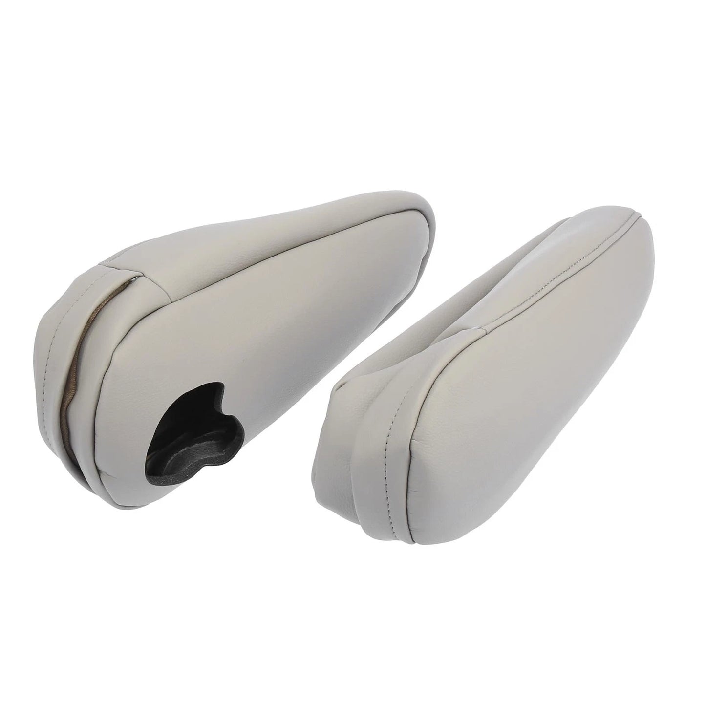 2 x Pair Seat Armrest Cover Leather Gray for Toyota Sienna (2011–2018)