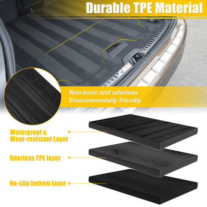 Trunk Cargo Liner for Ford Bronco 2021-2022, Lower Boot Storage Liner, Black