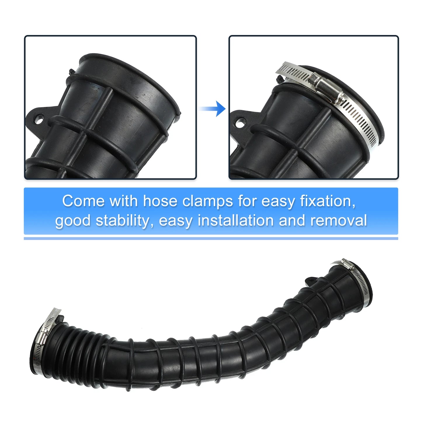 Air Intake Outlet Hose Tube with Clamps for Ford Ranger (1998-2003)