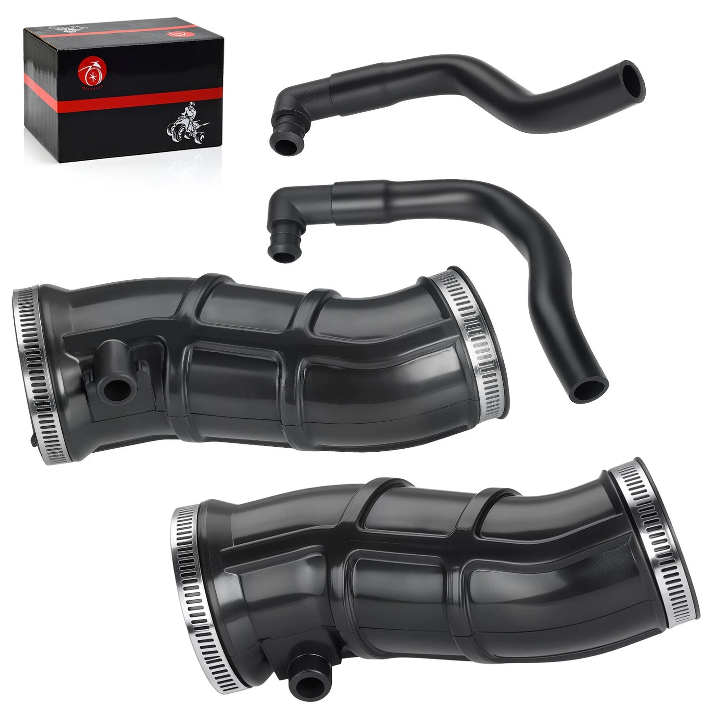 2 x Left+Right Snorkel Air Box Intake Tube & Pipe for Yamaha Raptor (2001–2005)