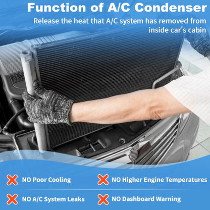 Air Conditioning A/C Condenser with Drier for Toyota Camry Avalon