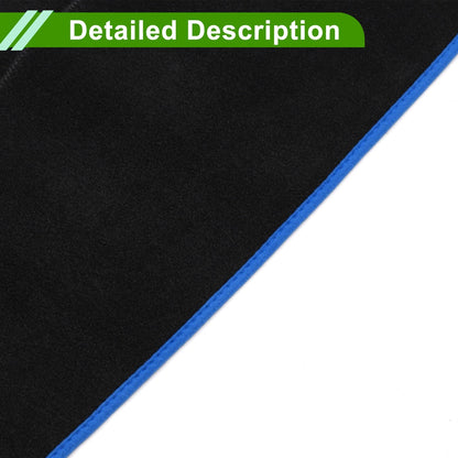 Dashboard Cover Mat for Land Rover Discovery 3 (2005-2009) Black Blue