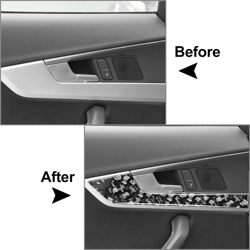 Interior Door Handle Cover Trim for Audi A4 A5 S4 RS4 RS5 (2008-2023)