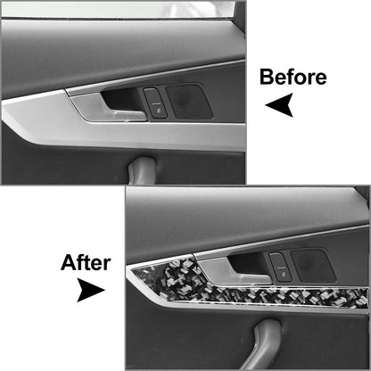 Interior Door Handle Cover Trim for Audi A4 A5 S4 RS4 RS5 (2008-2023)