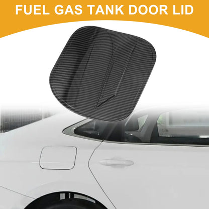 Fuel Tank Door Cap for Toyota CHR 2018-2025 Carbon Fiber Black