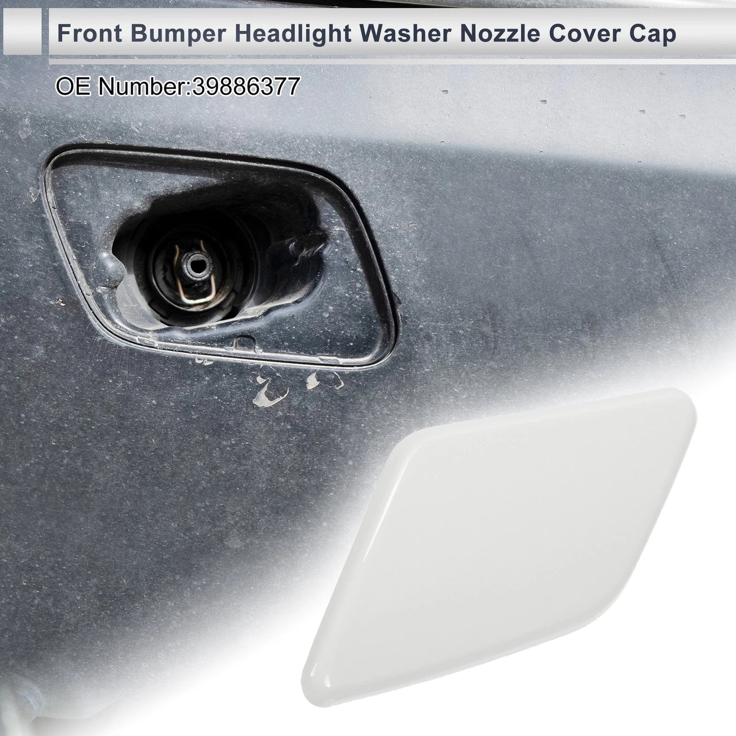 Front Left Bumper Headlight Washer Nozzle Cover for Volvo S40 (2004-2011)