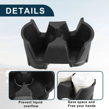 Cup Holder for Jeep Wrangler 2001-2006 - Practical Drink Holder Black