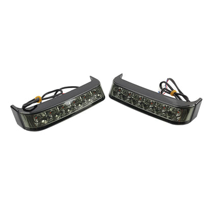 Black Saddlebag Run Brake Tail Light for Harley Touring Street Glide (2009-2023)