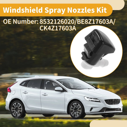 Windshield Washer Nozzle Kit for Ford Fiesta (2011-2022) - Includes Gaskets
