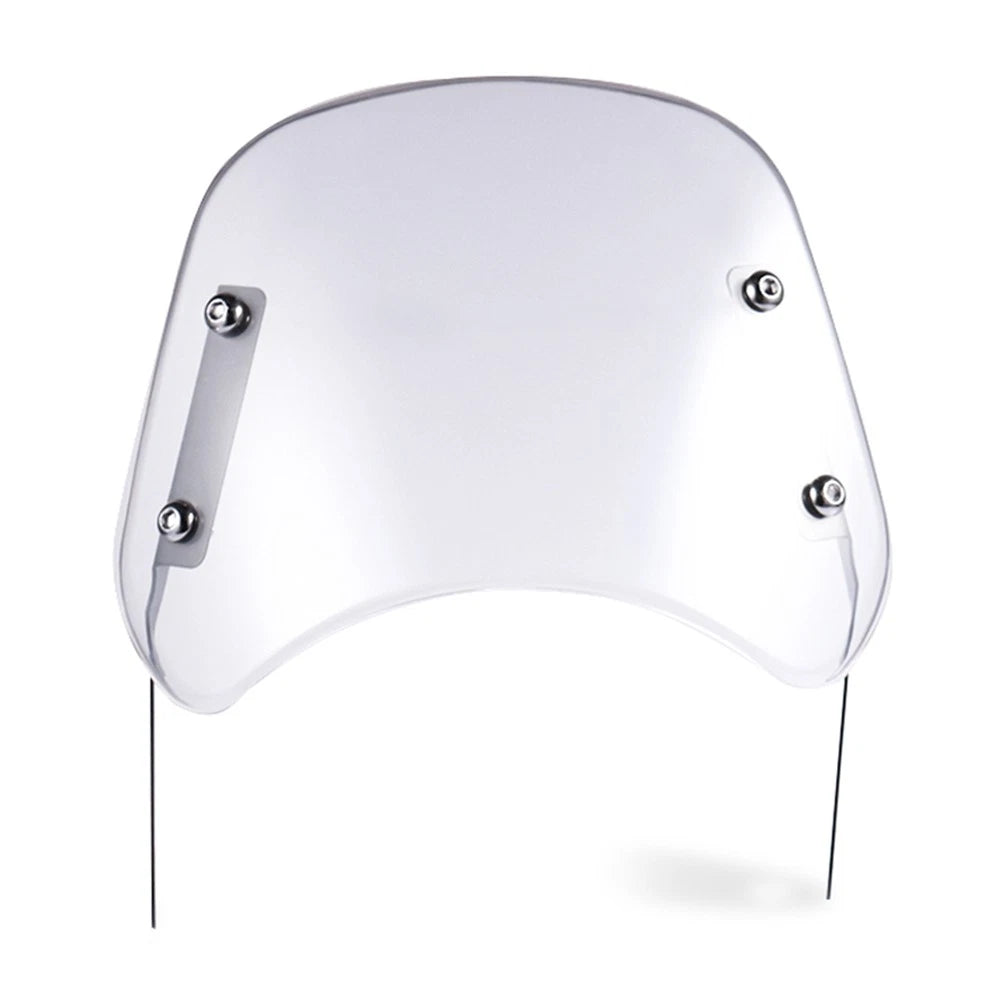 5-7'' Round Headlight Windscreen for Universal Fit Motor Clear