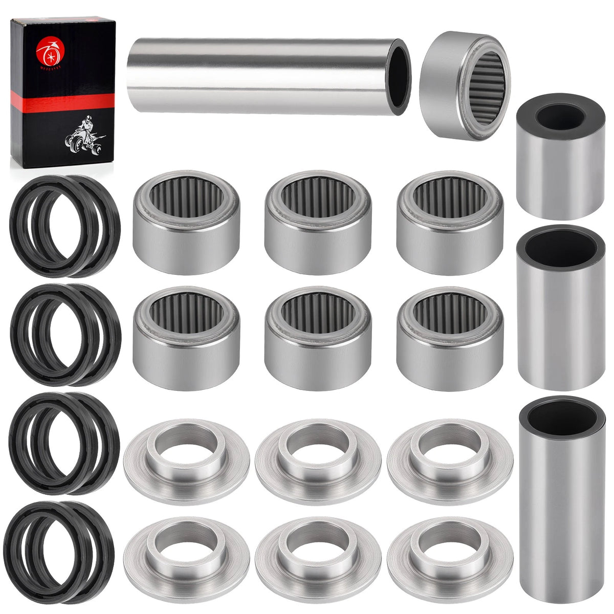 Swing Arm Linkage Bearing Seal Bushing Kit for Kawasaki KFX400 (2003–2006)