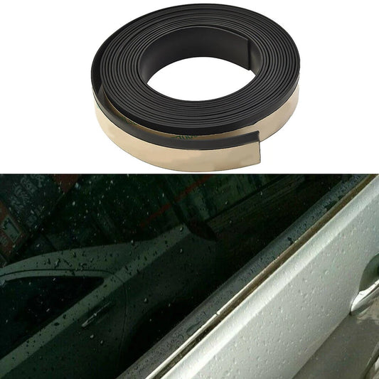 13FT Rubber Auto Side Door Seal Weatherstrip Rain Visor for Universal