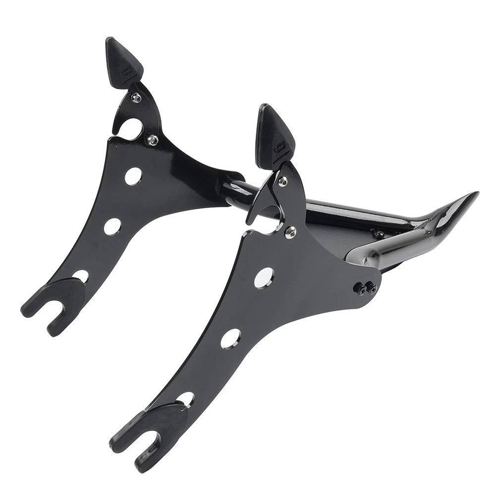 Black Sissy Bar Passenger Backrest Pad for Indian Chieftain Dark Horse (2014-2024)