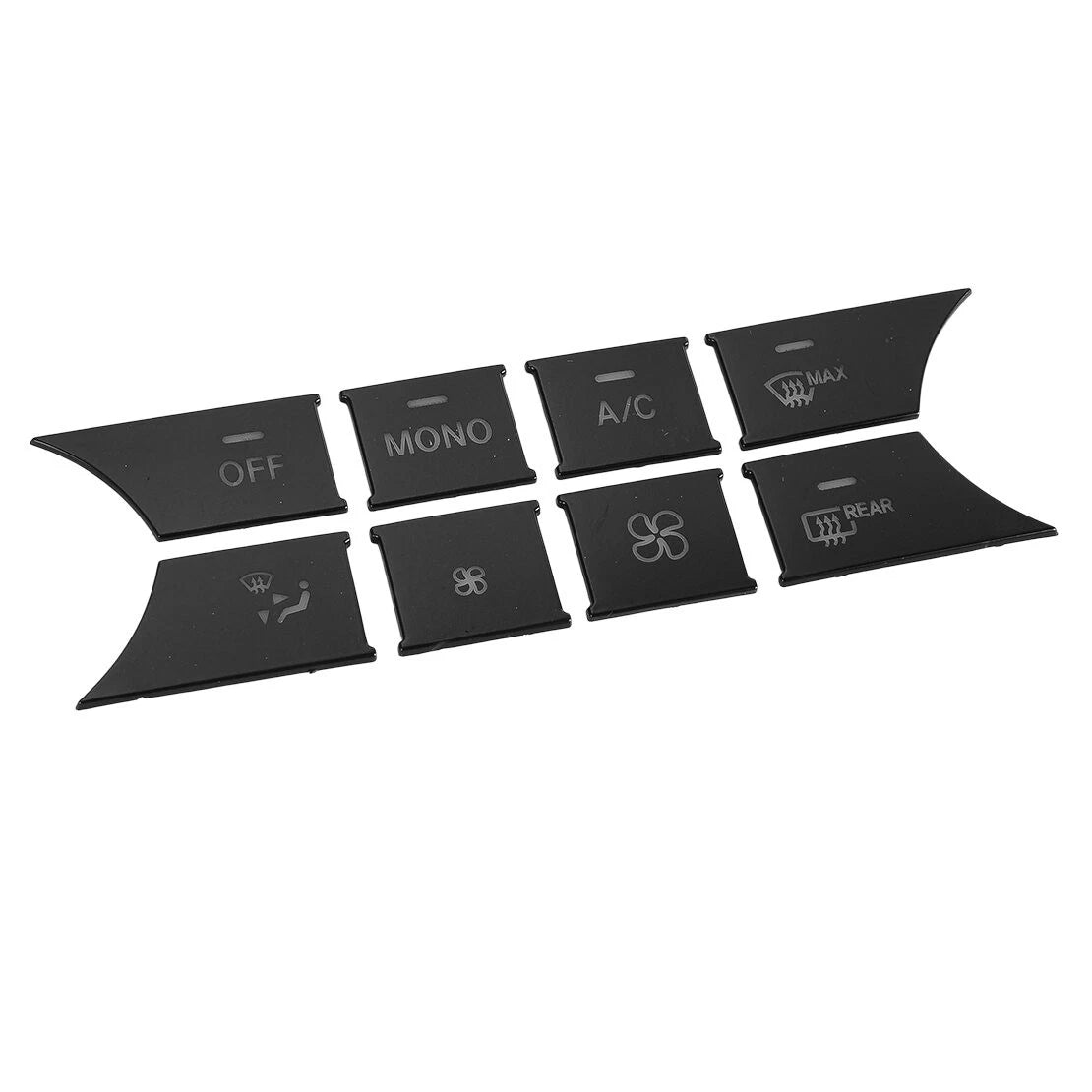 A/C Button Repair Decal Stickers for Mercedes-Benz W204 X204 (2007-2014)
