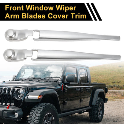 Wiper Arm Blades Cover Trim for Jeep Wrangler JL JLU (2018-2023)