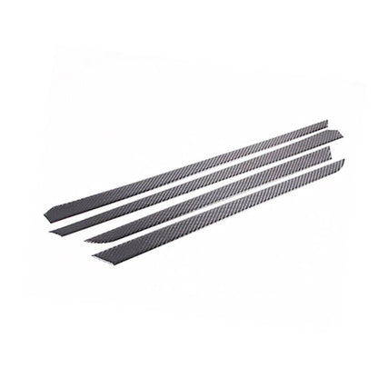 4x Real Carbon Fiber Door Strip Sticker Cover for Lexus ES (2019–2024)