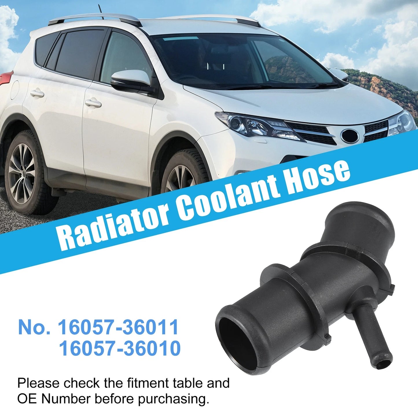 Engine Coolant Hose Connector for Toyota RAV4 (2009–2012)