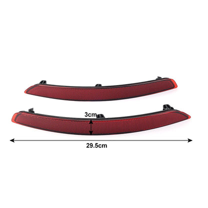 Rear Bumper Reflector Tail Light Bars for Audi A3 Sedan Cabriolet (2012-2016)