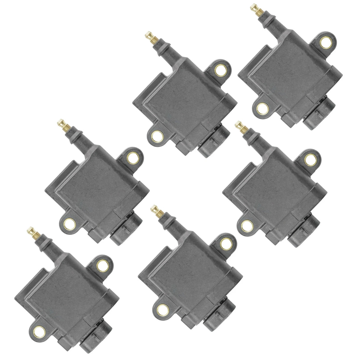 6-Pack Ignition Coils for Mercury Outboard V-135/V-150/V-175/V-200 EFI 2.5L