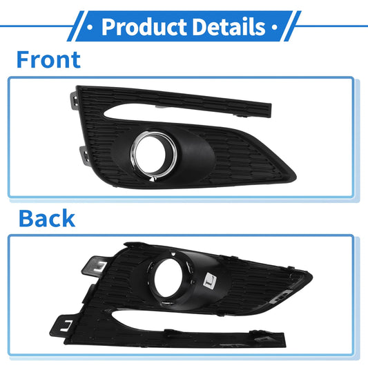 1 Pc Car Front Left Fog Light Grill for Chevrolet Cruze (2017-2018)