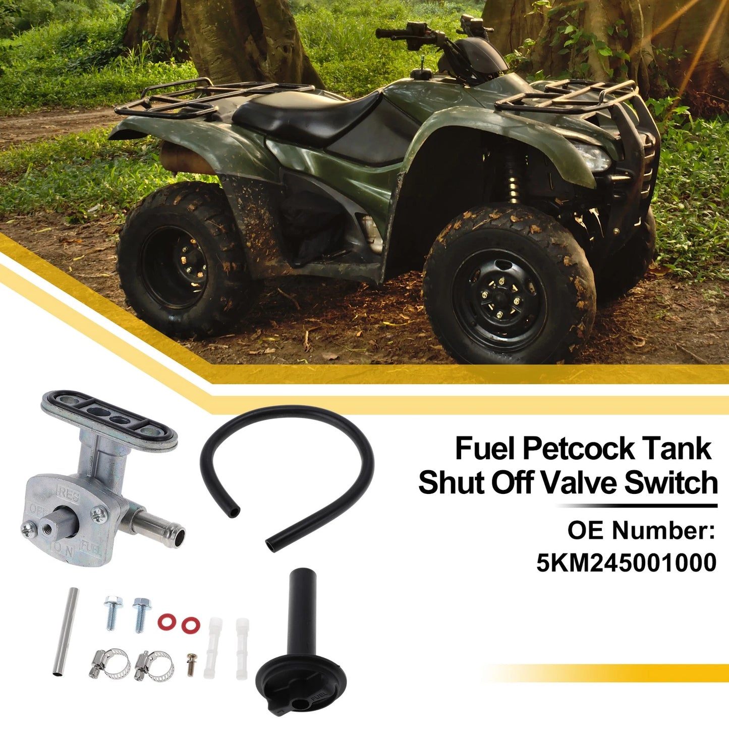 ATV Fuel Valve Petcock Gas Tank Switch for Yamaha ATV