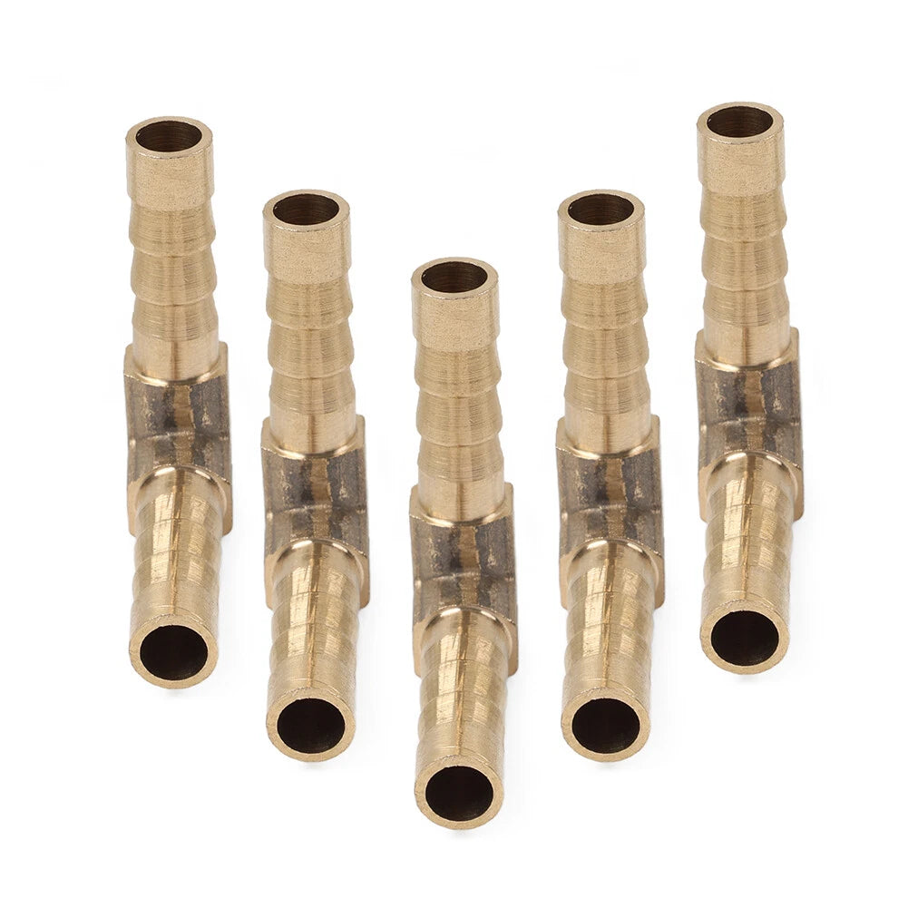 5Pc 5/16" Brass Barbed Pipe Fitting Hose Barb Elbow 90��