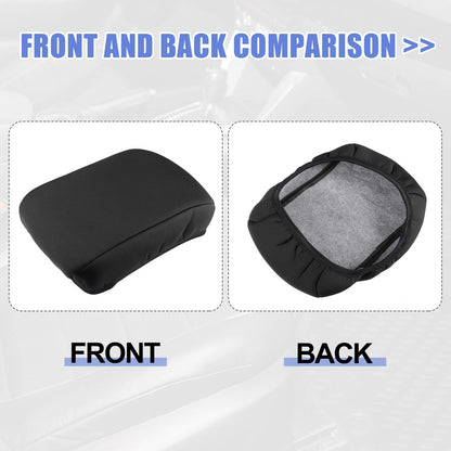 Center Console Armrest Box Cover for Toyota RAV4 (2014-2018) Black Protector