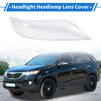 1 x Front Right Headlight Lens Cover for Kia Sorento (2009-2012)