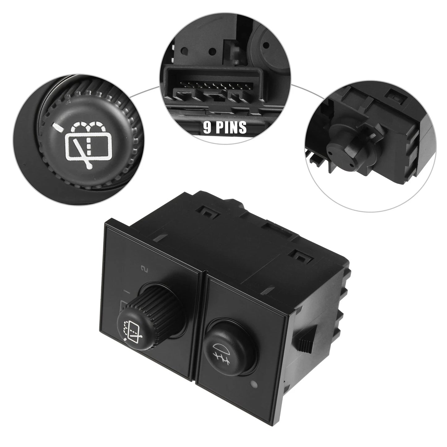 Fog Light Rear Wiper Control Switch for GMC Yukon (2003 - 2006)
