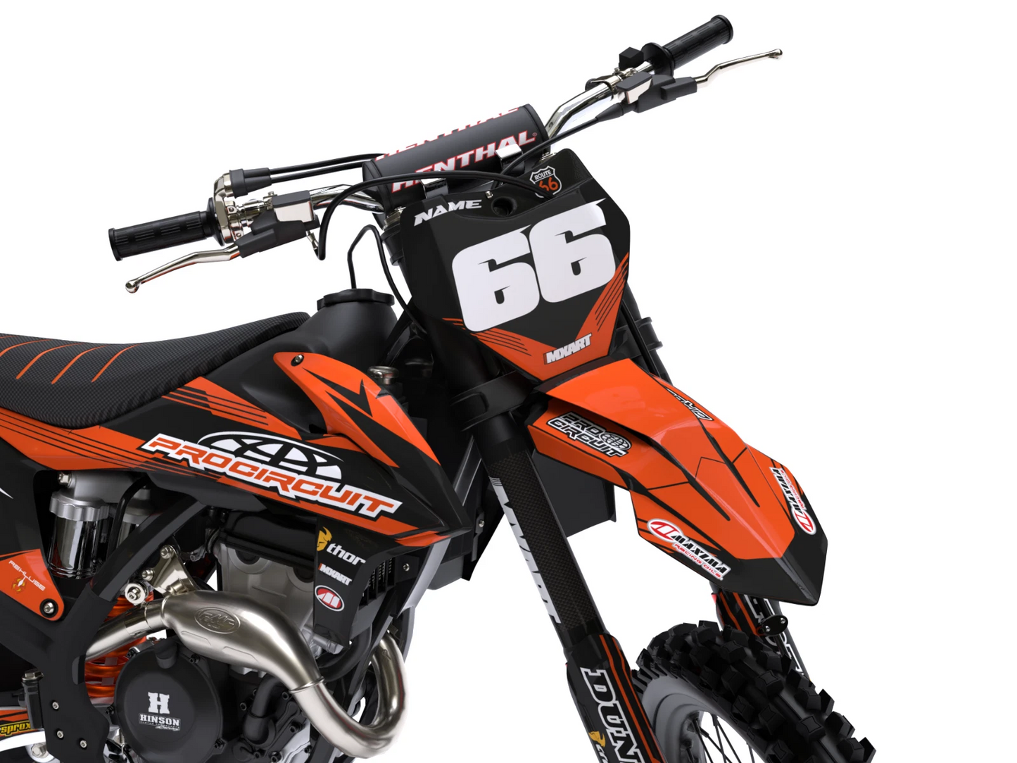 Custom Decals Full Sticker Kit for KTM SX 125 250 (2007-2009)