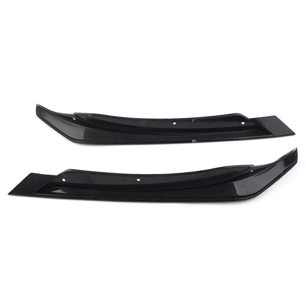 Front Lip Spoiler Fins for Mercedes Benz A-Class W176 (2016-2018)