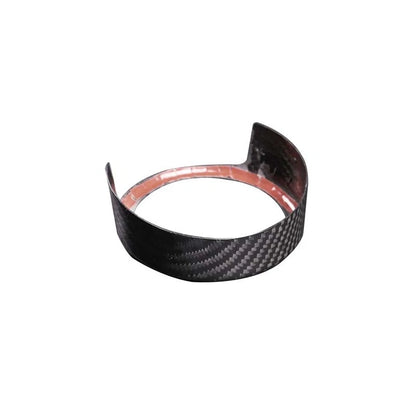 Carbon Fiber Front Grille Center Logo Cover Caps fit For Alfa Romeo Giulia 2017+