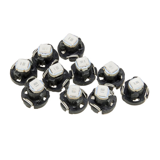 10Pc Blue T3 LED Neo Wedge Dash Light Bulbs for Instrument Cluster