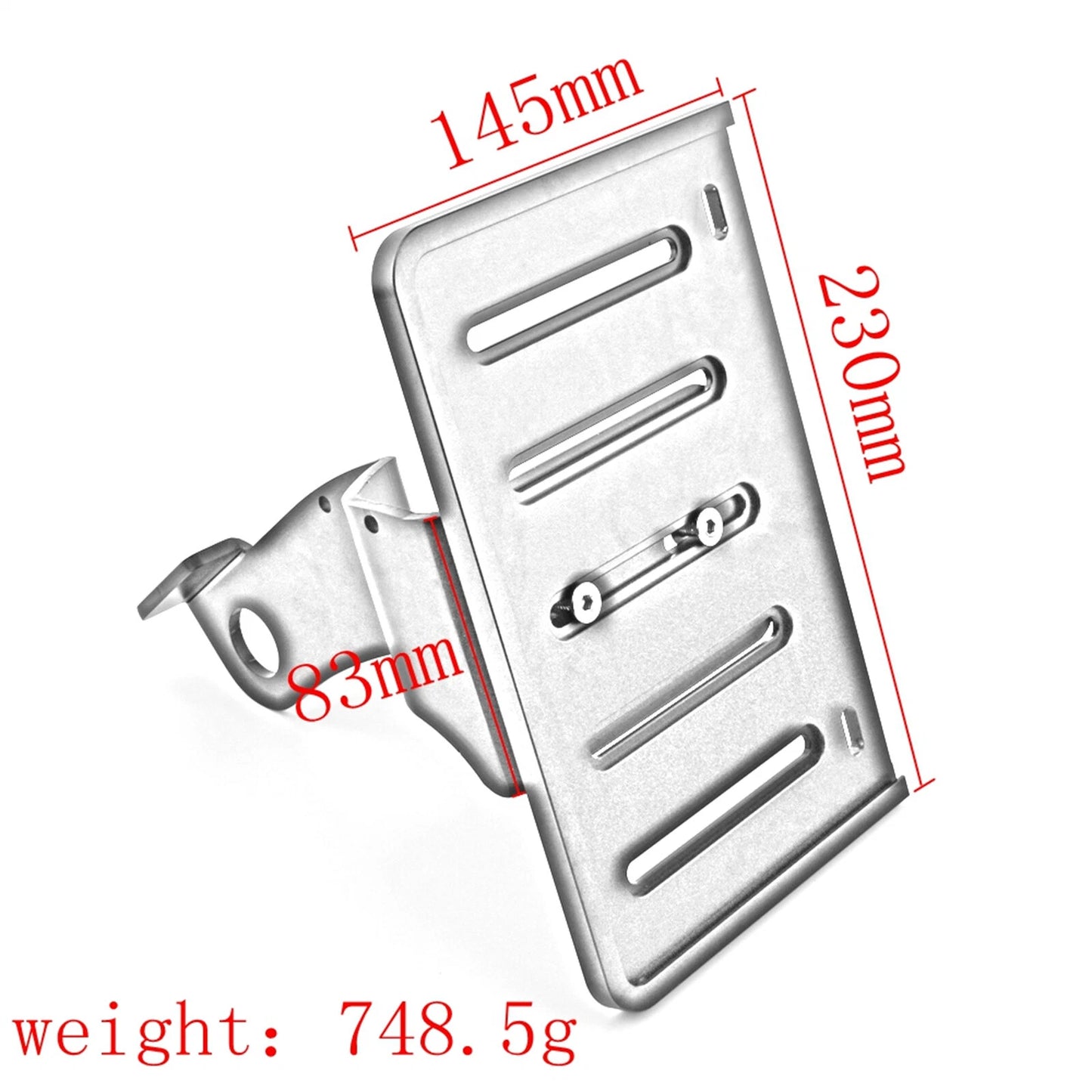 License Plate Holder Bracket 230mm for Harley Nightster 975 (2022-2024)