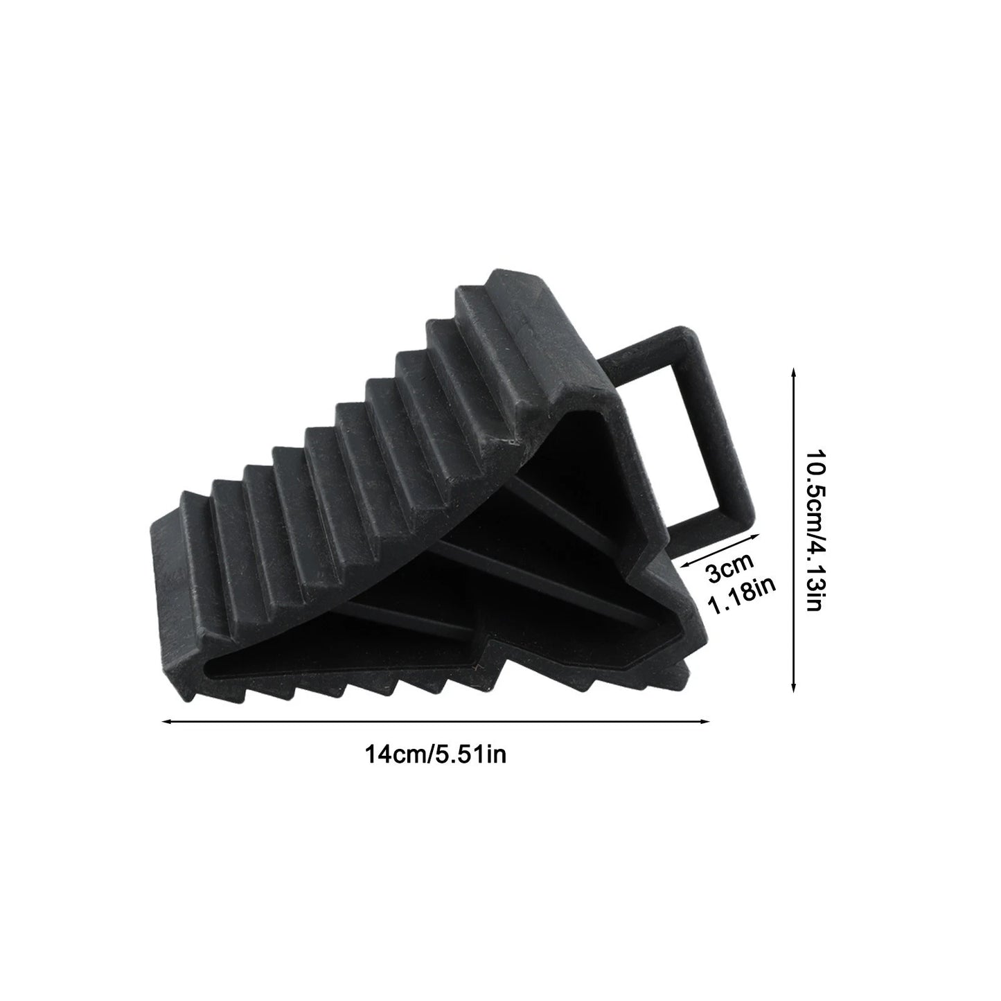 Essential Brake Wedges 2 x for Trailer & Caravan Parking