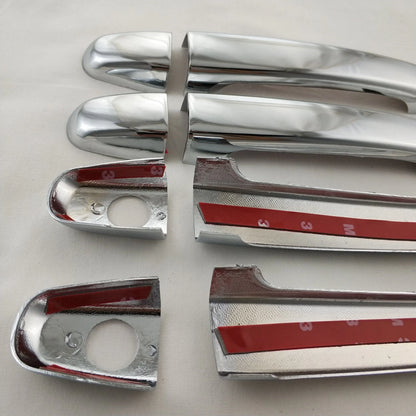 ABS Chrome Door Handle Lid Side Cover Trim for Toyota Prado FJ120 (2003-2009)
