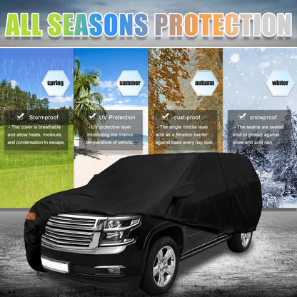 Car Cover 190T PU for Chevrolet Tahoe SUV (2007 - 2024)