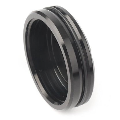 52MM Rear Brake Fluid Reservoir Guard Aluminum Black for Honda Yamaha Suzuki BMW